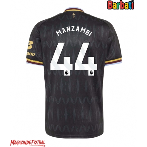 Aston Villa Johan Manzambi #44 Tricou Fotbal Replică 2026-27 Barbati Deplasare Aston Villa Johan Manzambi #44 Tricou Fotbal Replică 2026-27 Barbati Deplasare